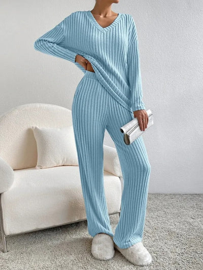 LIVIA | Elegant Knit Set and Pants for Comfort and Style