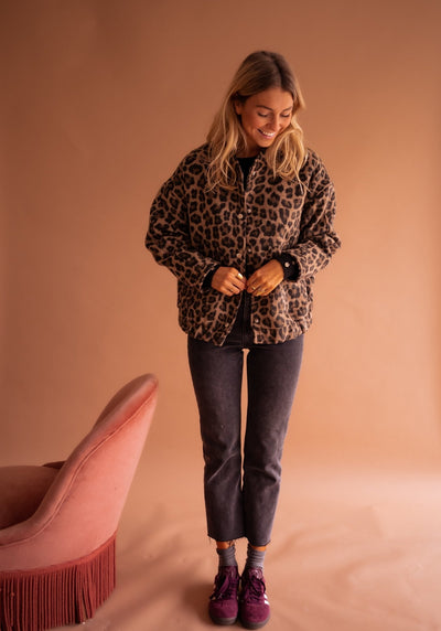 Luna | Trendy Leopard Print Jacket