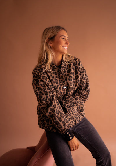 Luna | Trendy Leopard Print Jacket