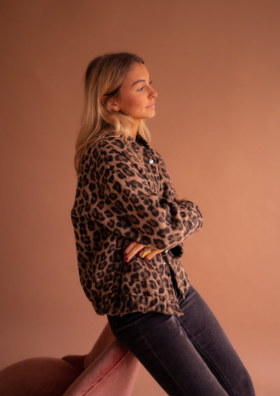 Luna | Trendy Leopard Print Jacket
