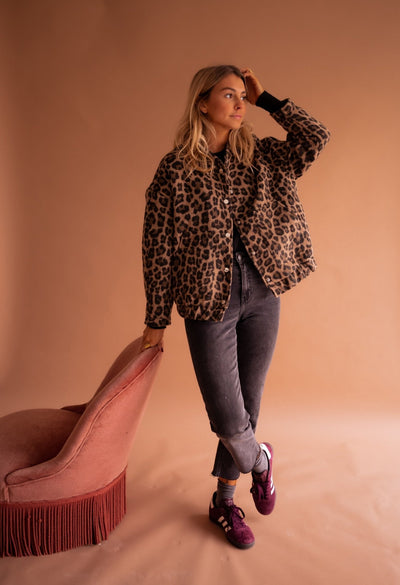 Luna | Trendy Leopard Print Jacket