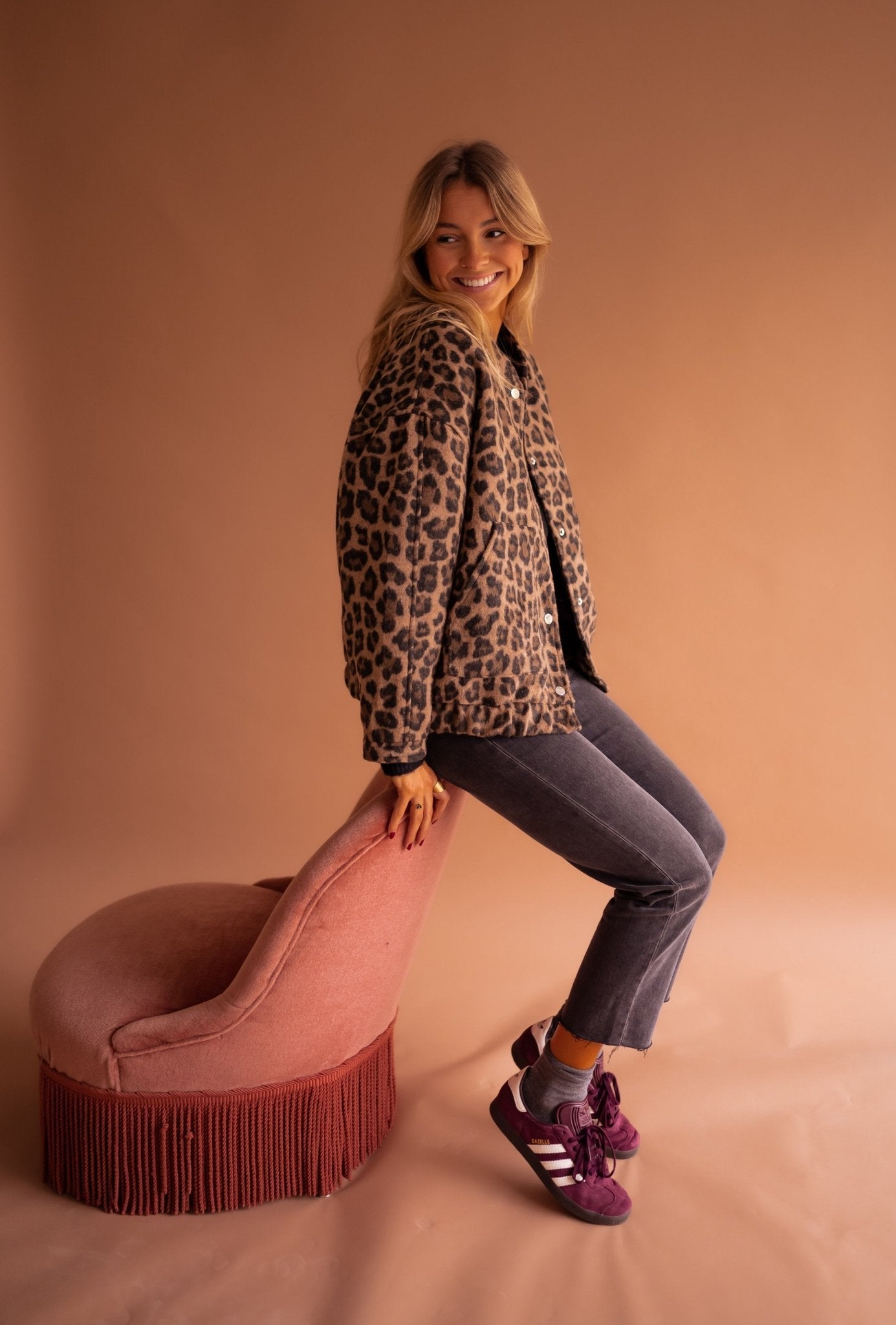 Luna | Trendy Leopard Print Jacket