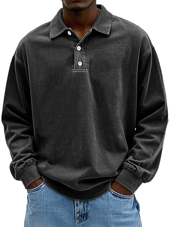 Lennart™ | Casual Men's Long Sleeve Polo